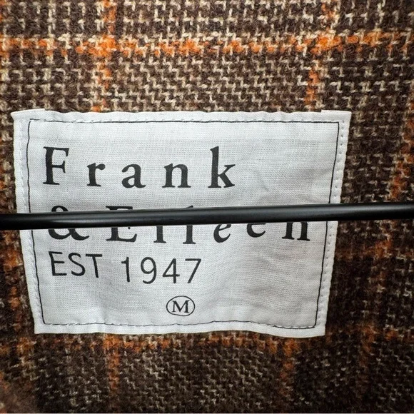 Frank & Eileen Gavin Italian Wool Blend Bouclé Shirt Jacket Shacket Size Medium